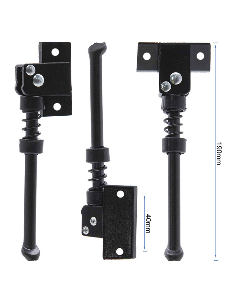 Caballete 190mm negro - Con soporte vertical