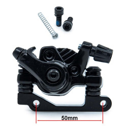 Pinza de freno CT002-M01 mecánica R 50mm negra delantera para kukirin G2 Pro/Max [Kugoo] 2