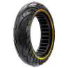 Rueda maciza ultraligera 10x2,5-6,5/B44 línea amarilla [Nedong]