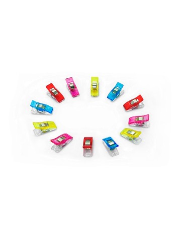 Set de 12 pinzas de colores