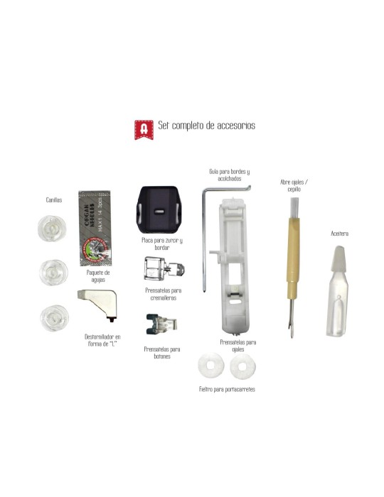 Máquina de Coser Domestica Alfa Practik 7