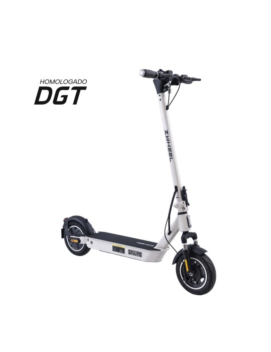 Patinete Eléctrico Homolado DGT Zfox max artic white