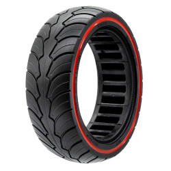 Rueda maciza ultraligera 8,5x2,5-6,1/B58 - línea roja