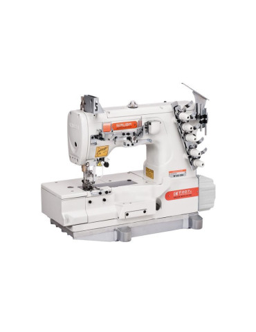 Máquina de Coser Industrial Recubridora SIRUBA F007KD – 3 agujas 5 hilos