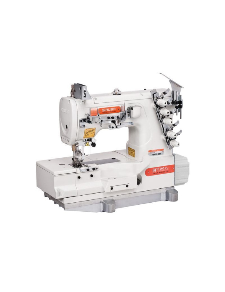 Máquina de Coser Industrial Recubridora SIRUBA F007KD – 3 agujas 5 hilos