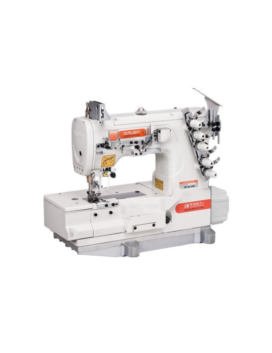 Máquina de Coser Industrial Recubridora SIRUBA F007KD – 3 agujas 5 hilos