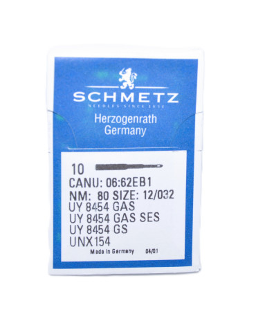 Agujas Schmetz  UY 8454 GS 80
