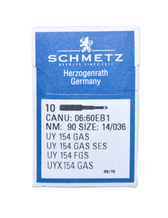 Agujas Schmetz UY 154 GAS 90