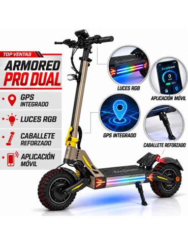 Ecoxtrem Armored PRO Dual Patinete Eléctrico Homologado DGT