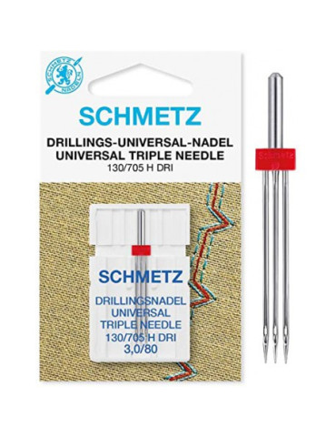 Aguja Schmetz Universal Triple 130/705 H DRI