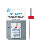 Aguja Stretch Twin Schmetz 4 mm
