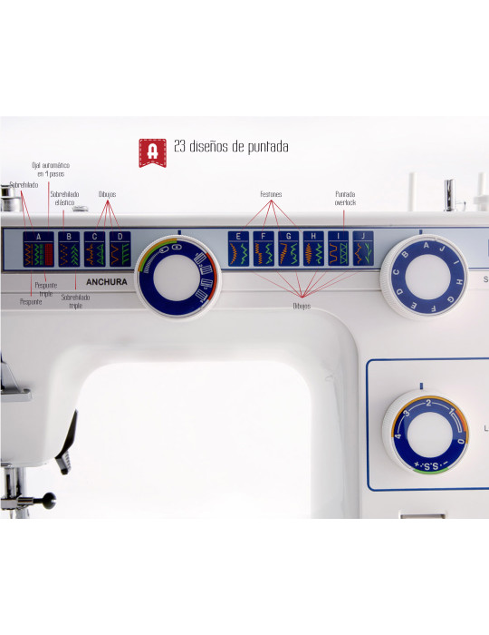 Maquina de Coser Domestica Alfa 393 TDL