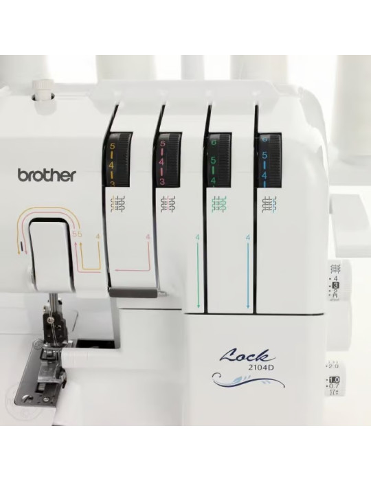 Máquina de Coser Overlock Brother 2104D