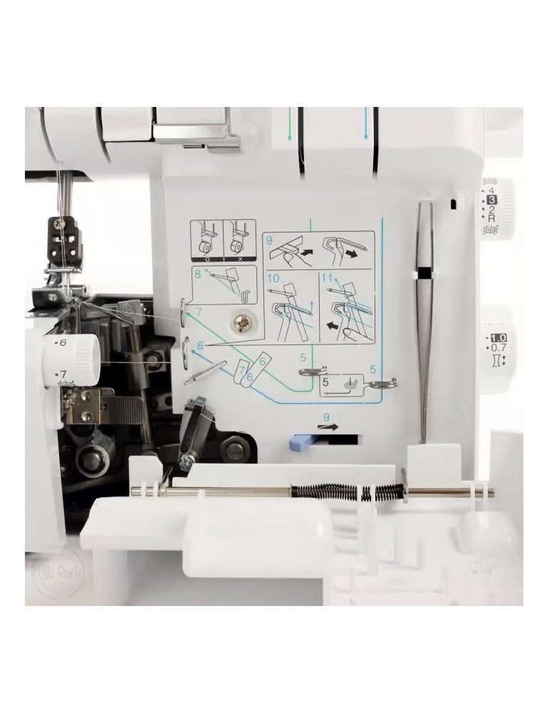 Máquina de Coser Domestica  Overlock Brother 2104D