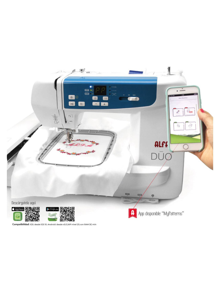 Máquina de Coser y Bordar Alfa Duo