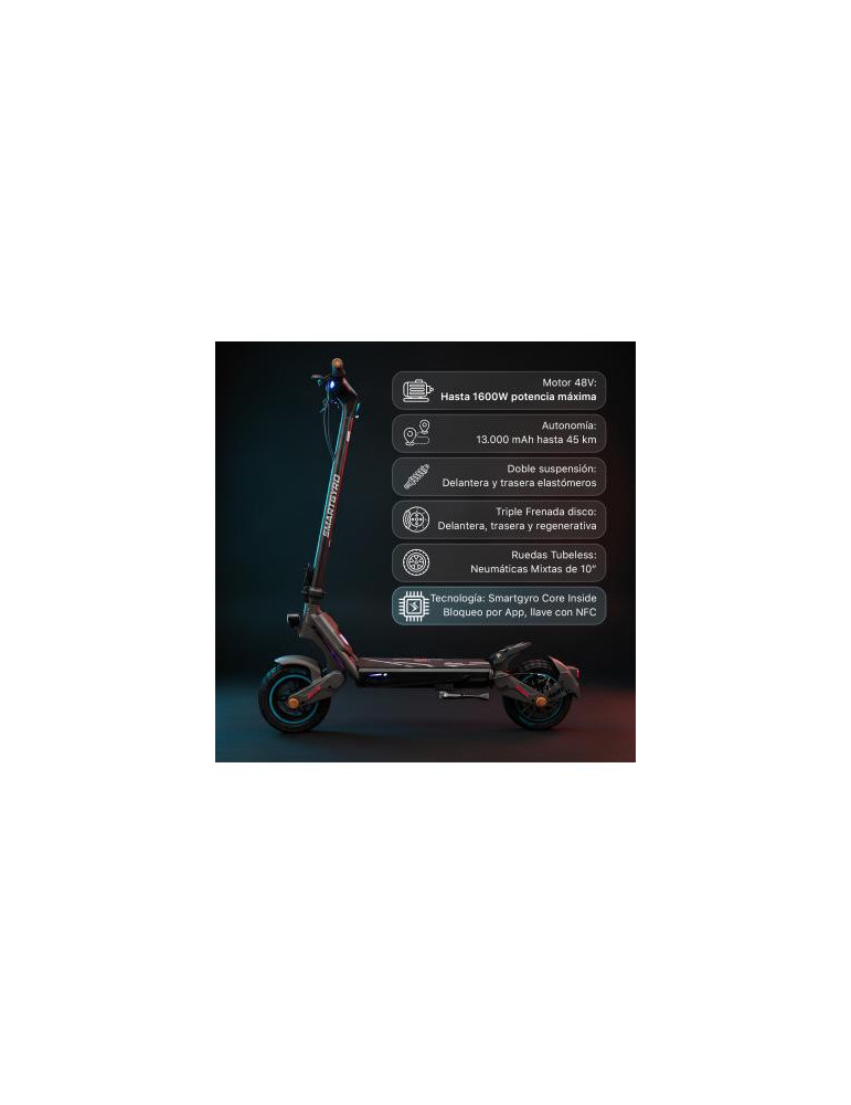 Patinete Eléctrico Homologado  SmartGyro Rockway GL