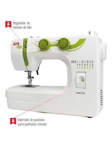 Máquina de Coser Domestica Alfa Inizia 525