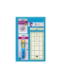 Kit de iniciación patchwork azul