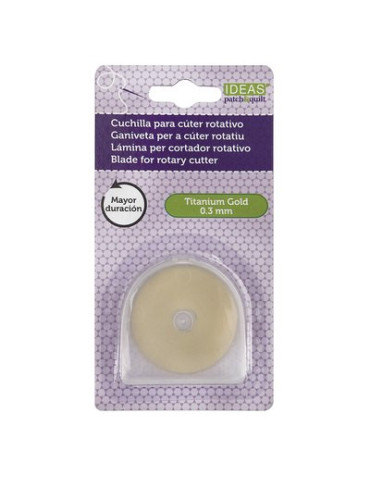 Cuchilla titanio cúter rotatorio