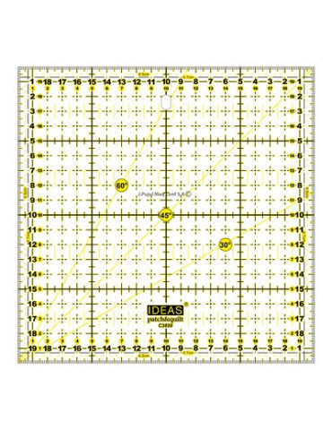 Regla cuadrada 20x20 cm