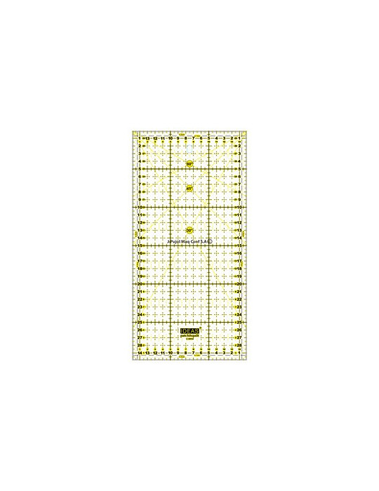 Regla rectangular 14x30 cm