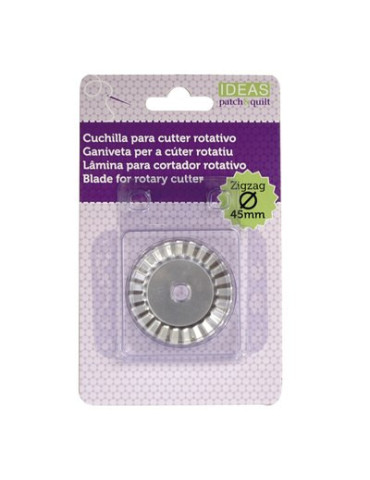 Cuchilla zigzag para cúter rotatorio