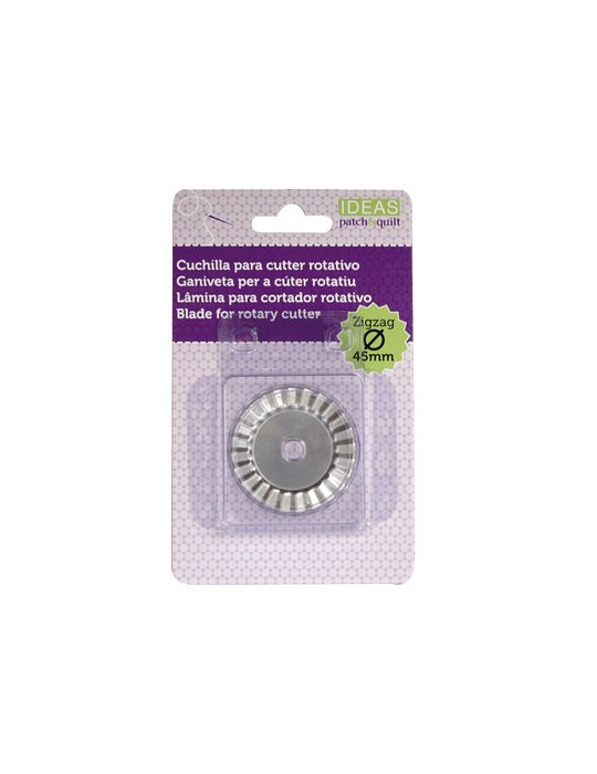 Cuchilla zigzag para cúter rotatorio