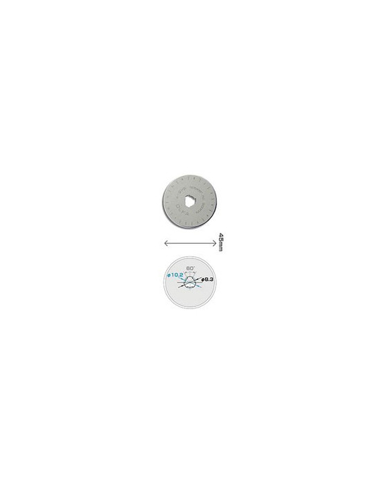 Olfa cuchilla recta 45mm