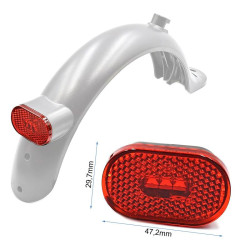 Luz trasera guardabarros 5-12V para Xiaomi 1S, Essential, Pro2 y MI3 2