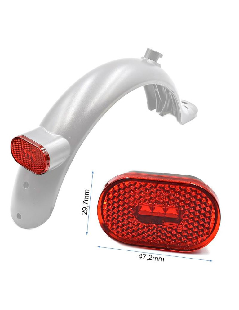 Luz trasera guardabarros 5-12V para Xiaomi 1S, Essential, Pro2 y MI3
