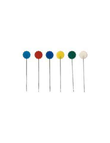 Alfileres flor 80 unidades
