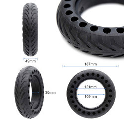 Rueda maciza perforada 8x2-5/B30 (No válido para Xiaomi) 2