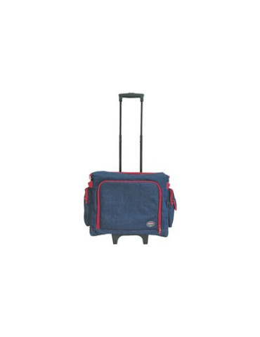 Maleta trolley mediana azul