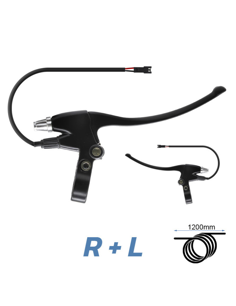 Maneta de freno con sensor y tensor R y L - Conector SM 1,2M