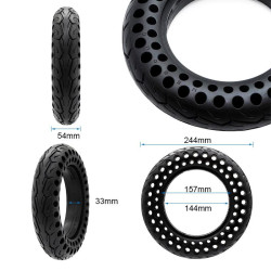 Rueda maciza perforada 10x2,125-6,1/B34 [Nedong] 2