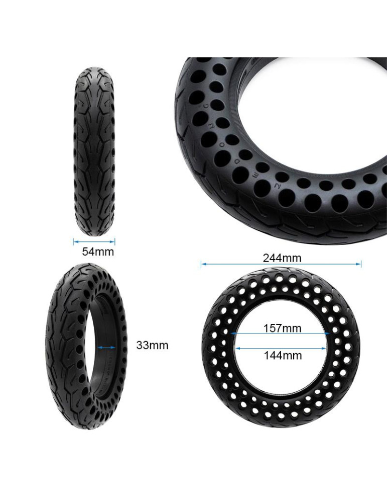 Rueda maciza perforada 10x2,125-6,1/B34 [Nedong]