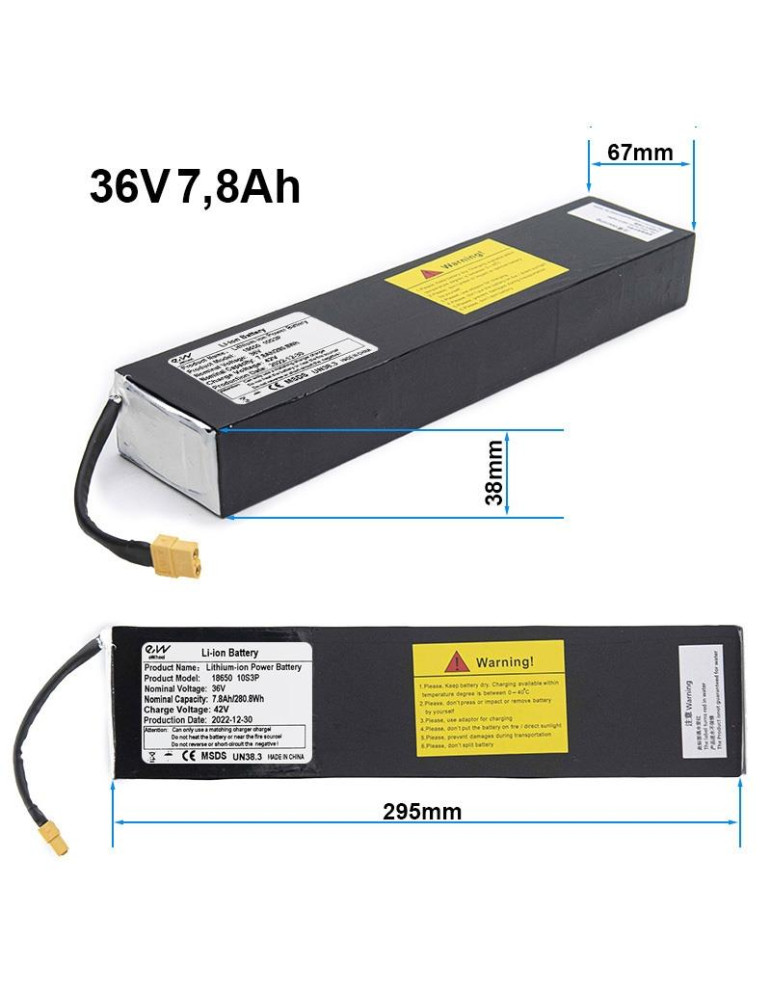 Batería 36v 7,8Ah para Kugoo S1 [Ewheel]
