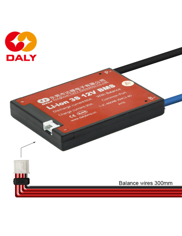 BMS 3S 12V 60A [DALY]
