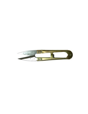 Cortahílos metálica dorada