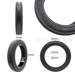Neumático Tubeless Cityroad 14x2,5-10 / 64-254-10 [Chaoyang] 2