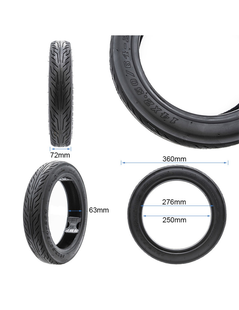 Neumático Tubeless Cityroad 14x2,5-10 / 64-254-10 [Chaoyang]