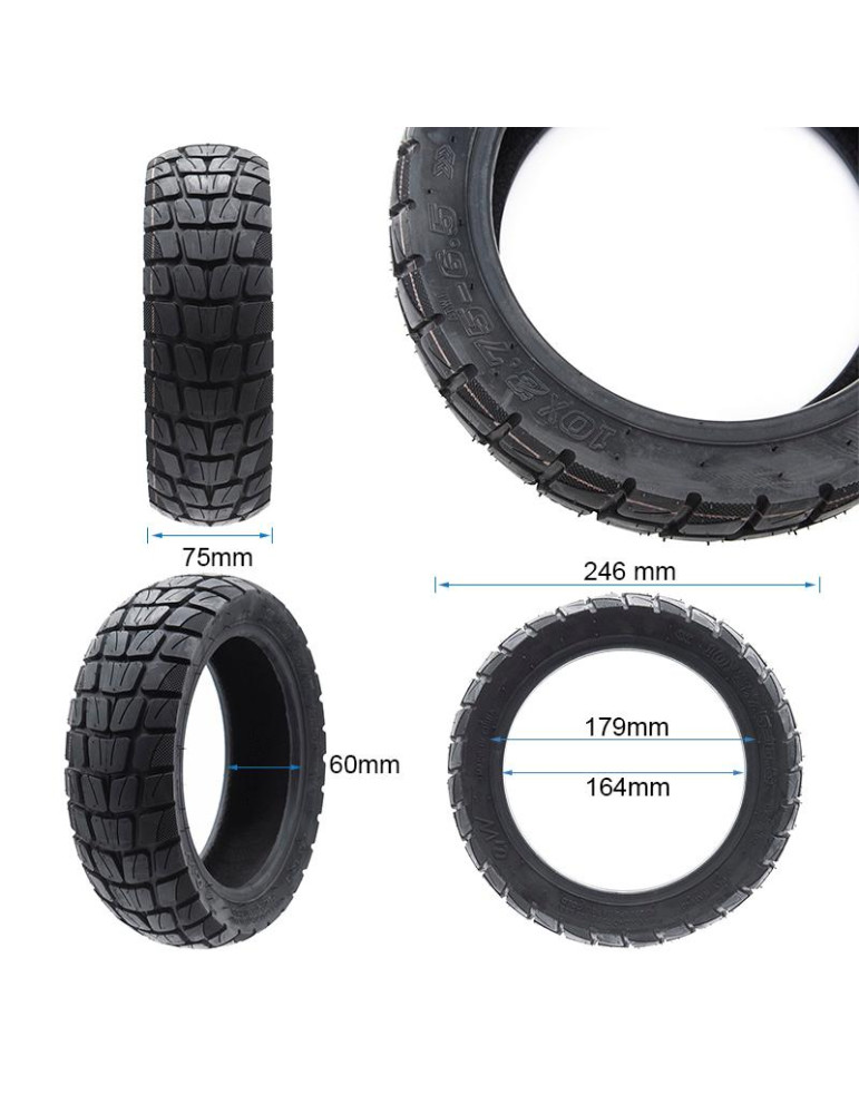 Neumático Tubeless Offroad 10x2,75-6,5 [Ewheel]