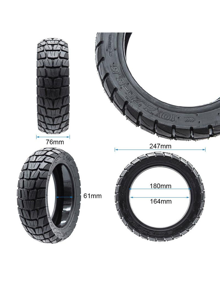 Neumático Tubeless Offroad 10x2,75-6,5 [Ewheel] New GEL
