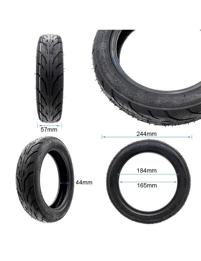 Neumático Tubeless cityroad 10X2,50-6,5 [Ewheel]