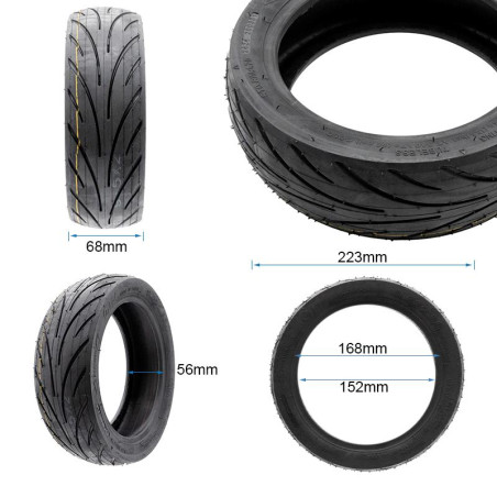 Neumático Tubeless Cityroad 9,5x2,5 - 6,1 [Ewheel]