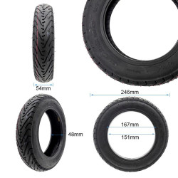 Neumático Tubeless Cityroad 10x2,25-6 [Ewheel] 2