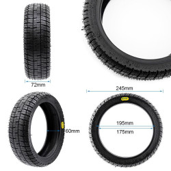 Neumático Tubeless Offroad 10,5X2,75-7 [Ewheel] 2