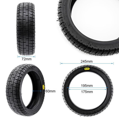 Neumático Tubeless Offroad 10,5X2,75-7 [Ewheel]