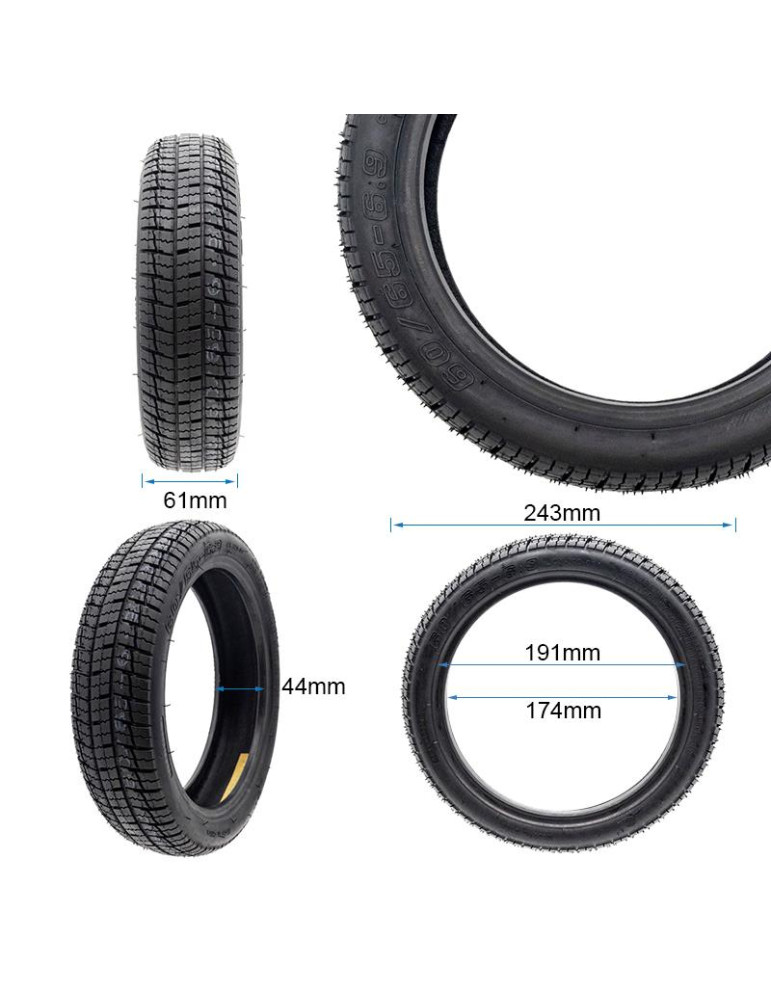 Neumático Tubeless Cityroad 60/65-6,9 [Ewheel]