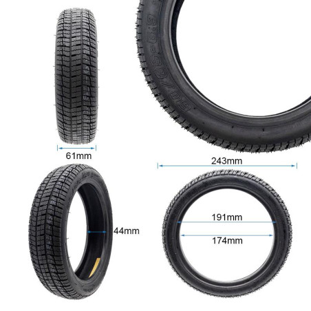 Neumático Tubeless Cityroad 60/65-6,9 [Ewheel]